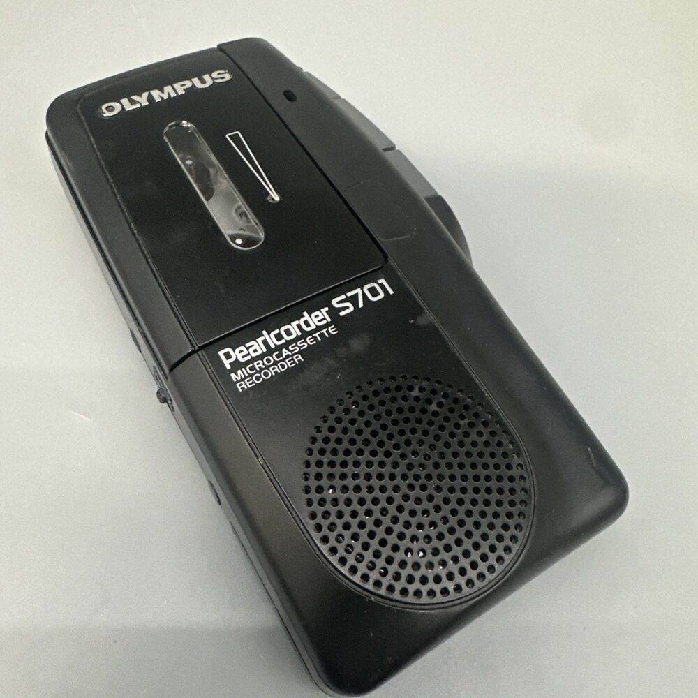 Olympus Pearlcorder S701 MicroCassette Voice Dictation Recorder - Works Great!